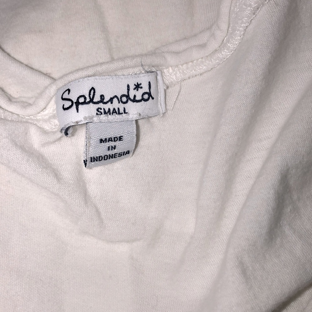 Splendid Size Small White Basic T-Shirt - image 4